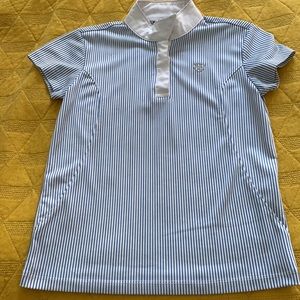 🐴 Pinstriped show shirt. Size 7. Ariat Pro series. Gently used.